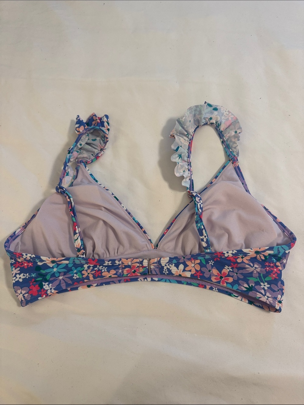 Floral Cupshe Two-Piece Bikini Set in Blue - Picture 6 of 8
